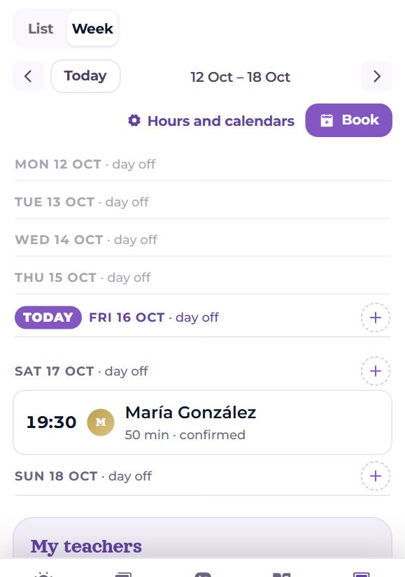 The week on a phone