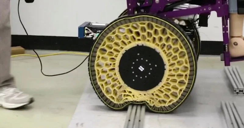 South Korean Team Develops Wheels That Climb over Barriers