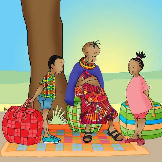 Les vacances avec grand-maman