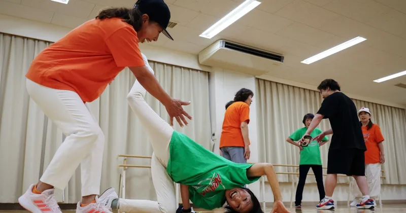 Inspired by Olympics, Japanese Seniors Learn Breakdancing