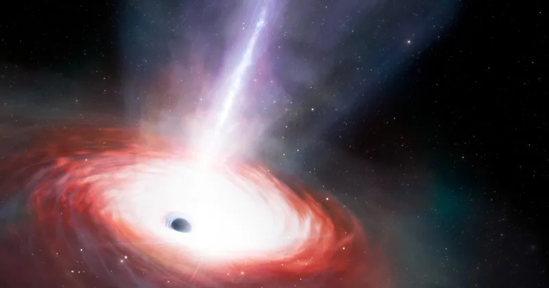Webb Telescope Shows a Black Hole Breaking a Theoretical Limit