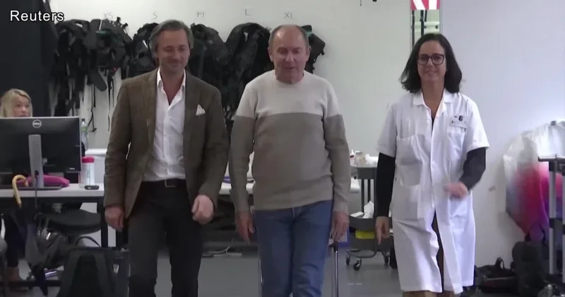 Swiss-designed Technology Helps Parkinson's Patient Walk Again