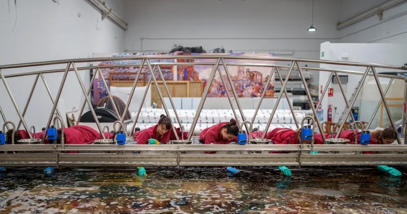 Spanish Tapestry Factory Creating Pieces after 300 Years