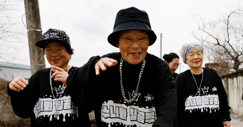 South Korean Grandmas Rap about Farm Life